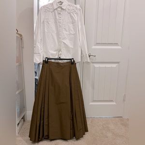 ❌SOLD❌ FENDI shirt and skirt set (prefer to sold together)